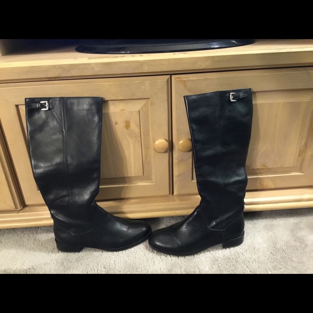 Authentic Coach Leather Boots